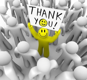gratitude or geniune praise and appreciation